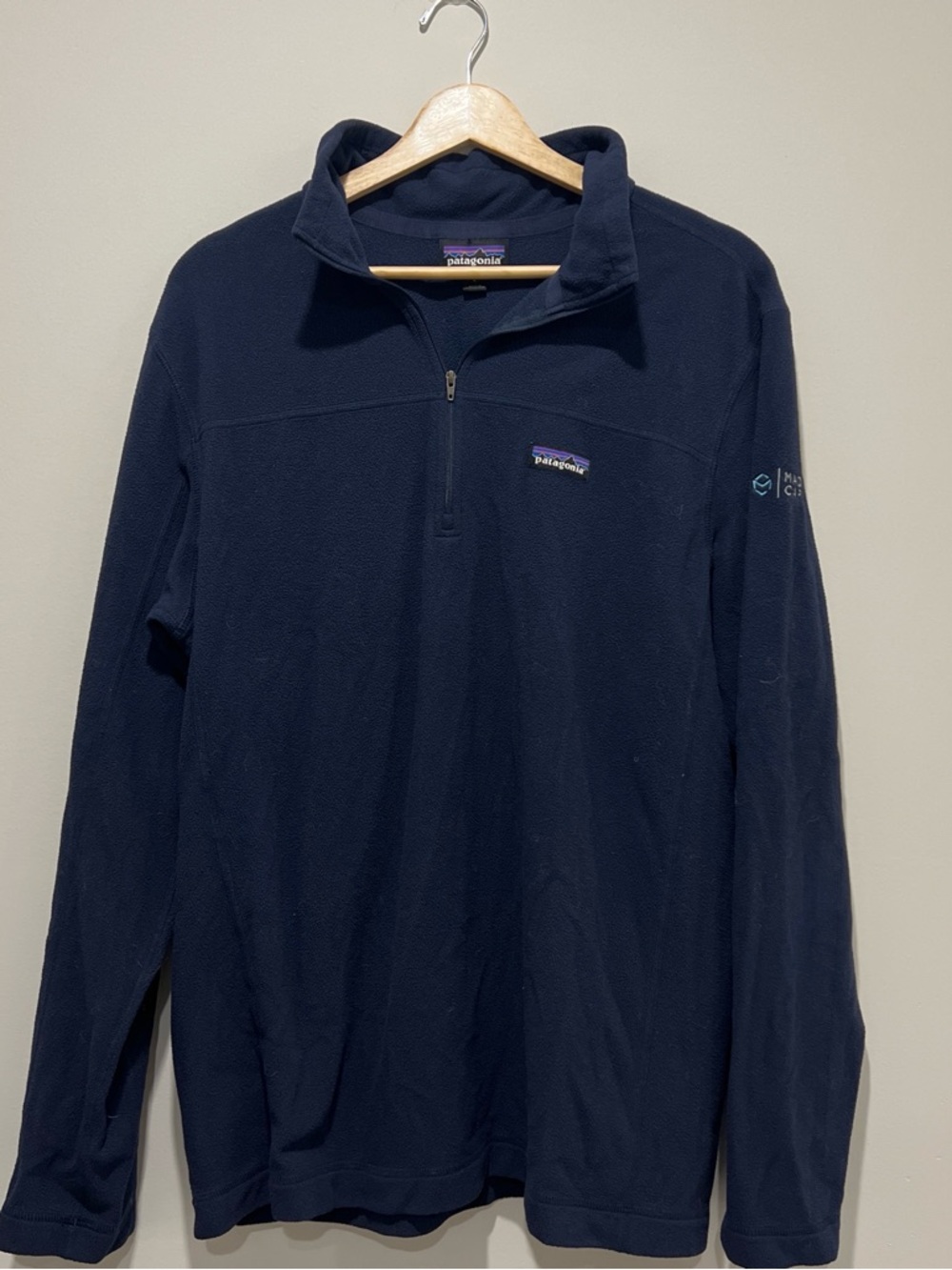 Patagonia Navy Half-Zip Fleece Pullover